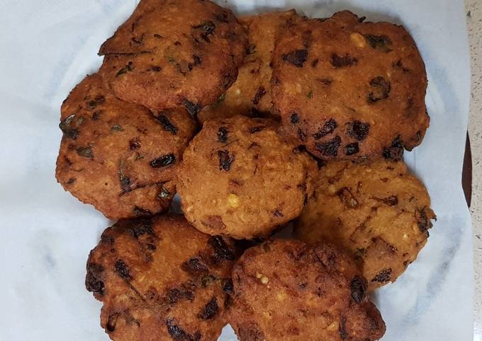 How to Make Quick Mixed dal vada