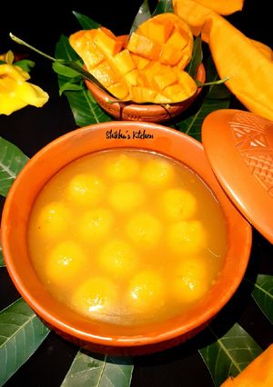 আমের রসগোল্লা রেসিপির প্রধান ছবি