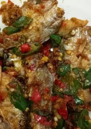 Foto resep Ikan asin sambal ijo