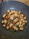 Tumis tahu daging giling
