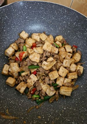 Foto resep Tumis tahu daging giling