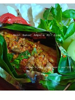 Foto resep Nasi bakar ampela ati ayam