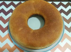 Una foto de Rosca de pan en cazuela horno (horno milagro)