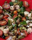 My Cucumber Caprese Salad