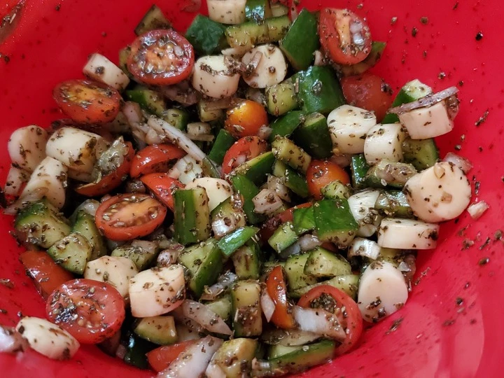 Easy Steps to Prepare My Cucumber Caprese Salad the So Delicious So Delicious
