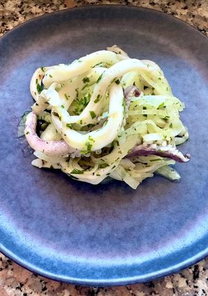 Foto di Insalatina di calamari e cipolle