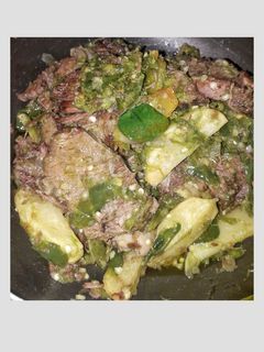 Foto resep Dendeng batokok cabe ijo