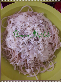 Foto resep Spaghetti saus carbonara