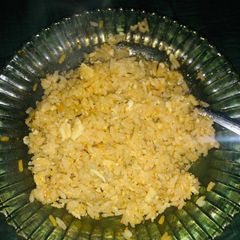 Concoction stir fried rice and egg A picture of Concoction stir fried rice and egg.