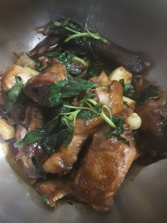 三杯雞~親子共食(無酒精不辣版) 的食譜成品照片