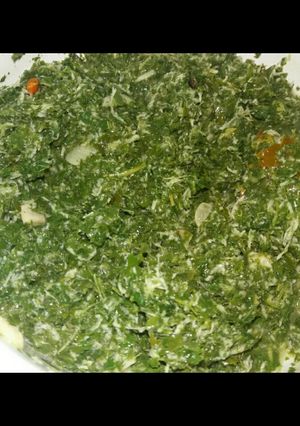 Foto resep Daun singkong tumbuk