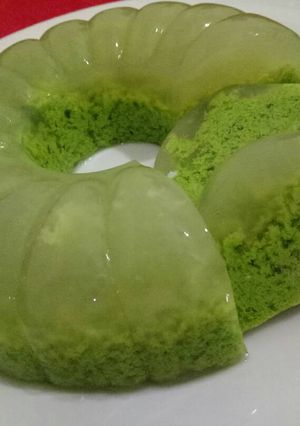 Foto resep Pudding lumut pandan