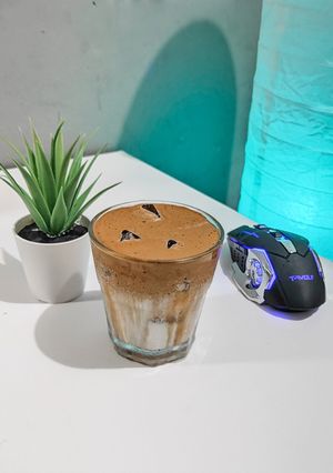 Foto resep Es kopi dalgona