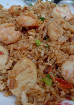 Foto resep Nasi goreng Seafood