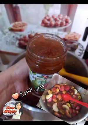 صورة لوصفة مربى الخوخ