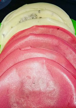 Foto resep Crepes merah putih so simpel