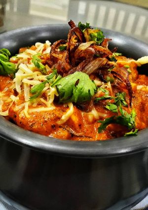 A picture of Vegetables and Paneer Masala.