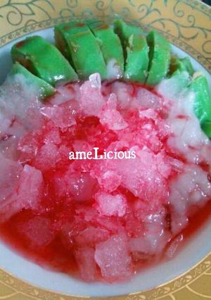 Foto resep Es Pisang Ijo