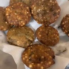 A picture of Sabudana cutlet.