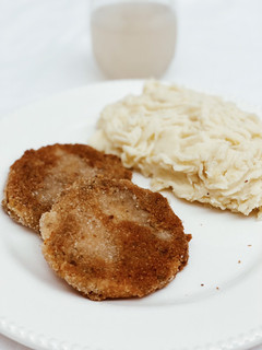 Una foto de Milanesas de zapallo