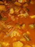 Carne con verduras