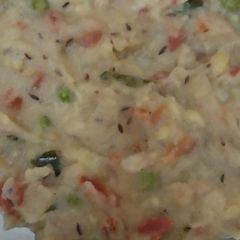 A picture of Vegetable Upma.