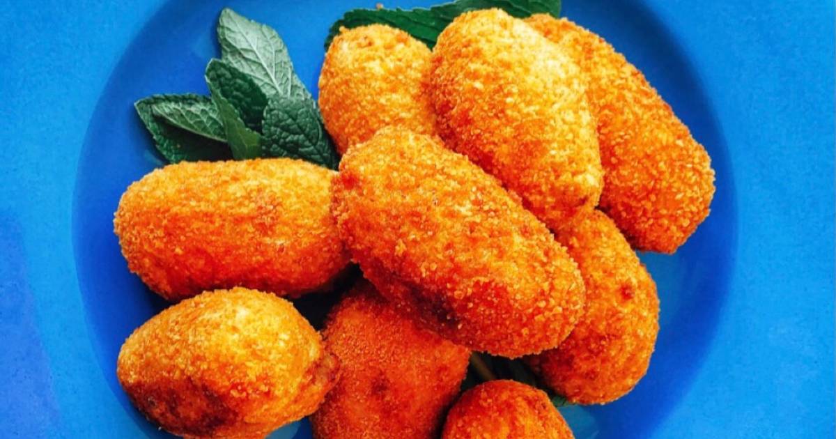 CROQUETAS DE POLLO (croquettes de poulet) de Robert Barrero Cookpad