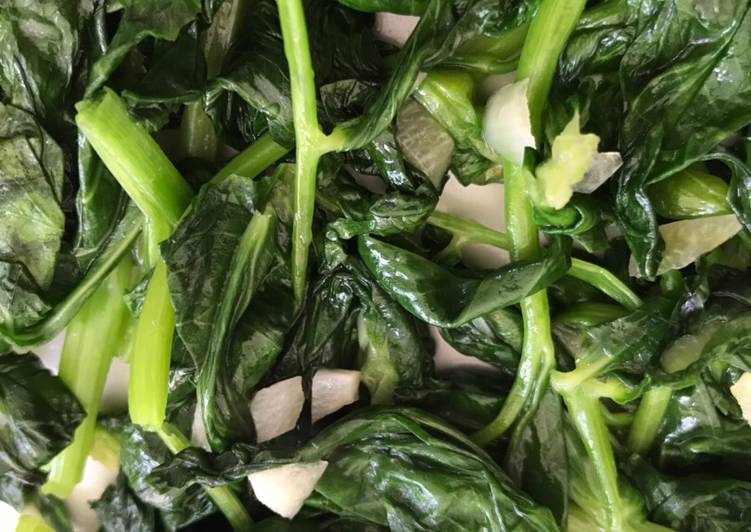 Basic Stir-fried Garlic Pea Sprouts
