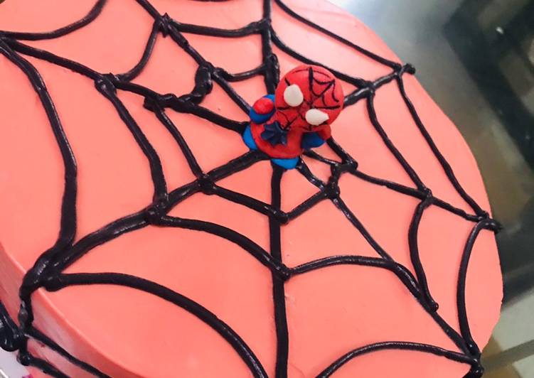Recipe of Any-night-of-the-week Spiderman cake
