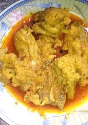 চিকেন দিয়ে ফুলকপি রান্না রেসিপির প্রধান ছবি