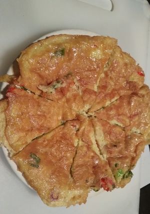 Foto resep Telor dadar kentang