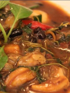豆鼓豆苗蚵仔(牡蠣) 的食譜成品照片