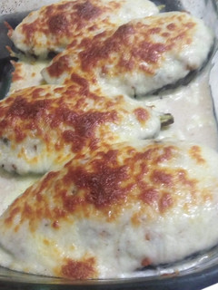 Una foto de Berenjenas rellenas