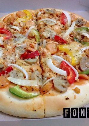 Foto resep Chicken Sausage Pizza 🍕🍕
