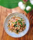 Bánh đa đỏ xào cà chua