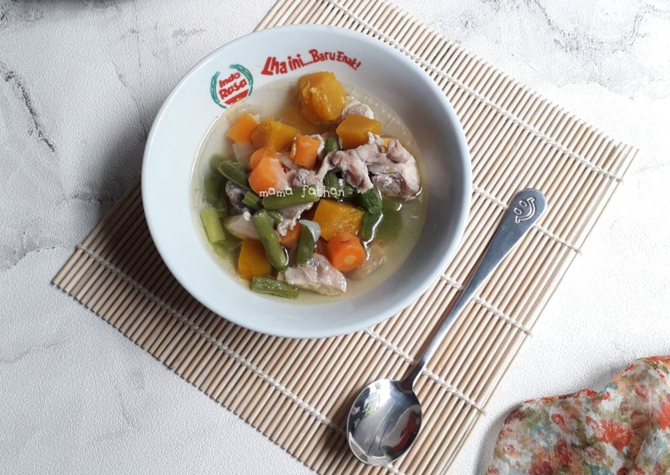 Sop ayam labu kuning
