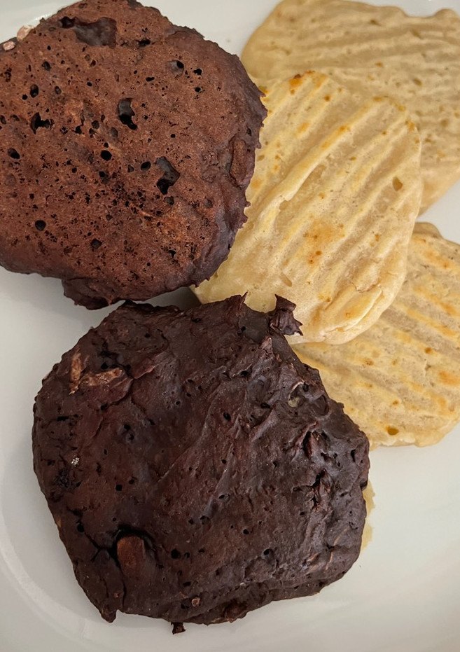 Una foto de 2x1! Galletas para un antojo saludables!