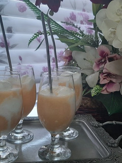 عکسی از دستور آب طالبی بستنی😋