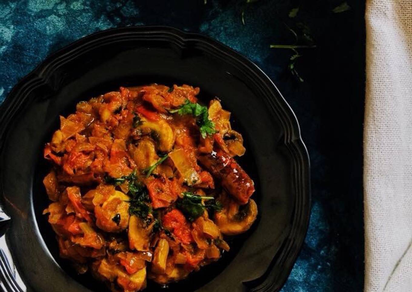 Mushroom Chettinad