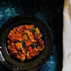A picture of Mushroom Chettinad.