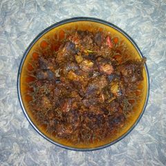 A picture of Pepper fried meat.