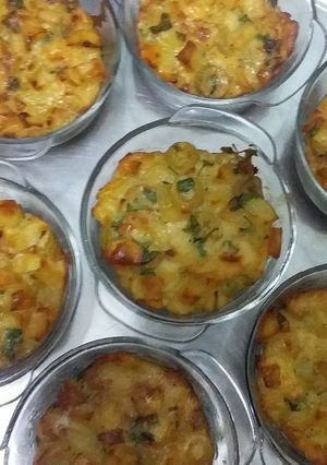 صورة لوصفة كيكات البطاطا والجبن