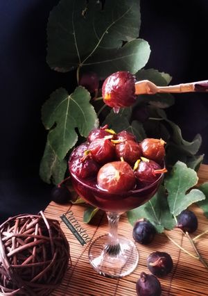 عکسی از دستور مربا انجیر