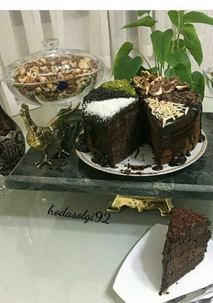 عکسی از دستور کیک کاکائویی