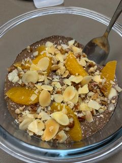 Una foto de Pudding chía de chocolate