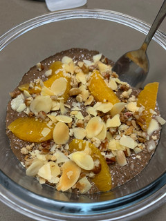 Una foto de Pudding chía de chocolate