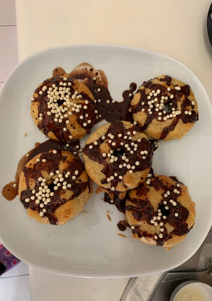 Una foto de Donuts proteicos