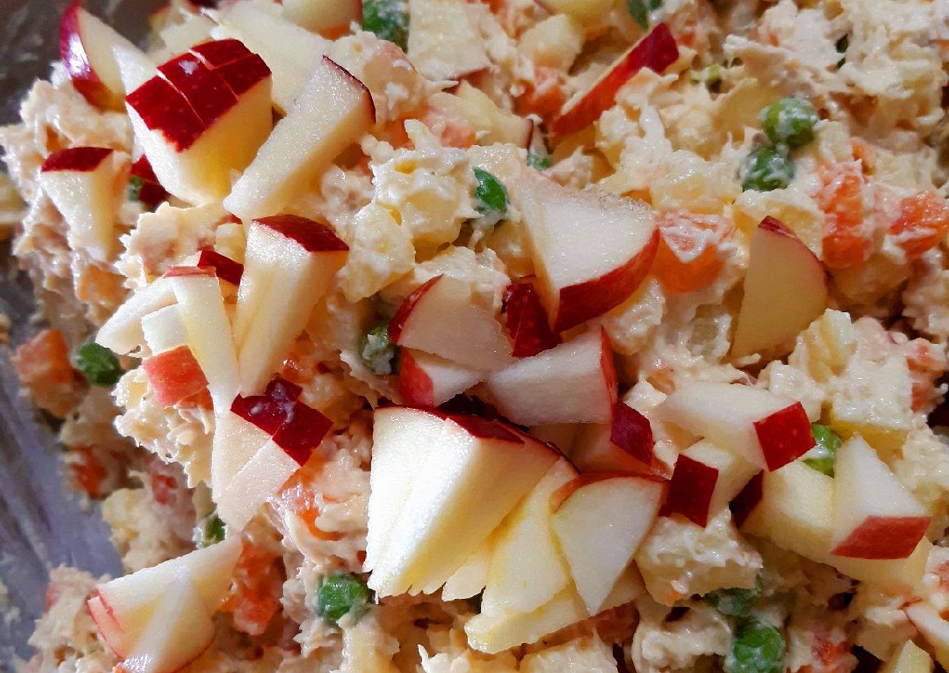 Ensalada de pollo Navideña 🎄