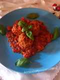 Polpette di lenticchie al pomodoro e basilico vegan