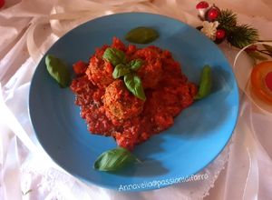 Foto di Polpette di lenticchie al pomodoro e basilico vegan